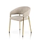 Golden dining chair